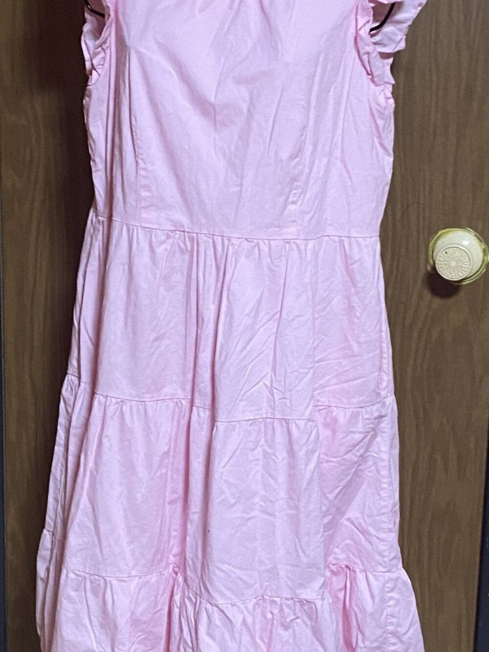 Light Pink CROWN & IVY Tiered Dress-Sz 14